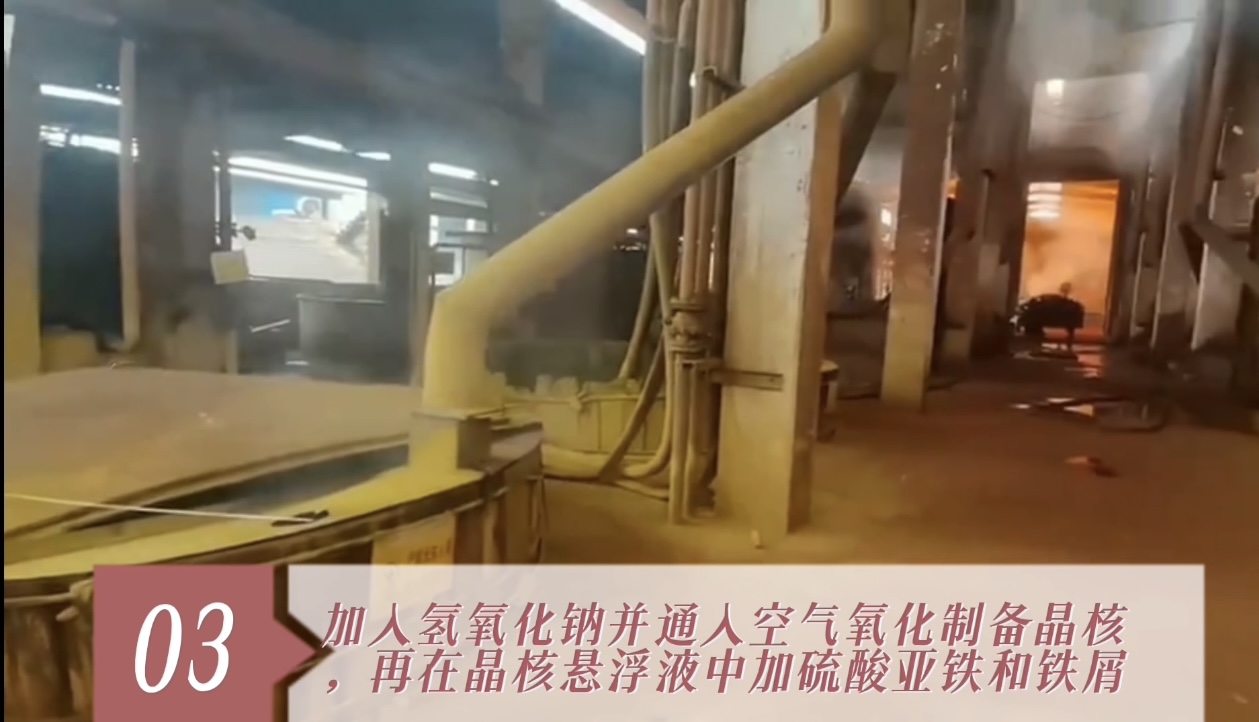 三环环彩颜料铁黄生产视频